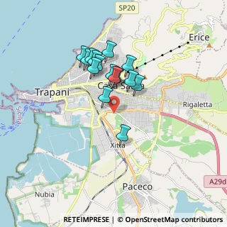 Mappa Via Salemi, 91100 Trapani TP, Italia (1.548)