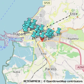Mappa Via Salemi, 91100 Trapani TP, Italia (1.541)