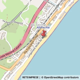 Mappa Via Lungomare, 98021 Alì Terme, Messina (Sicilia)