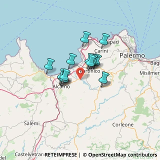 Mappa CONTRADA SANT'ANNA, 90047 Partinico PA, Italia (10.07063)
