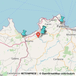 Mappa CONTRADA SANT'ANNA, 90047 Partinico PA, Italia (10.92833)