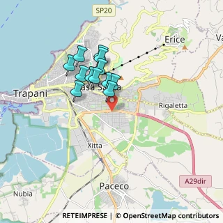Mappa Via delle Oreadi, 91100 Trapani TP, Italia (1.52583)