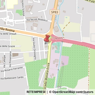 Mappa Strada Mazara Erice, 2, 91100 Trapani, Trapani (Sicilia)