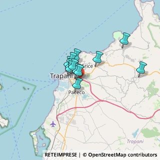 Mappa Via J. Sebastian Bach, 91100 Trapani TP, Italia (4.7925)