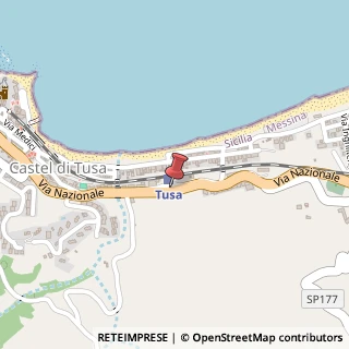 Mappa Via nazionale, 98070 Tusa, Messina (Sicilia)