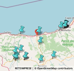 Mappa SS 113 km 153+750, 98077 Santo Stefano di Camastra ME, Italia (24.193)