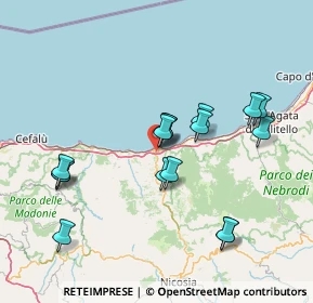 Mappa SS 113 km 153+750, 98077 Santo Stefano di Camastra ME, Italia (16.30625)