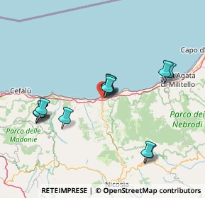 Mappa SS 113 km 153+750, 98077 Santo Stefano di Camastra ME, Italia (16.25231)