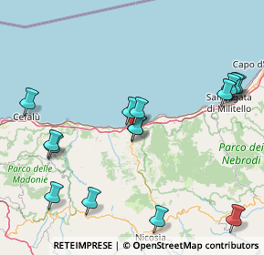 Mappa SS 113 km 153+750, 98077 Santo Stefano di Camastra ME, Italia (20.95333)