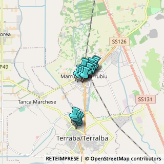 Mappa Via Roma, 09094 Marrubiu OR, Italia (0.9615)