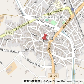 Mappa Via Roma, 6, 09098 Marrubiu, Oristano (Sardegna)