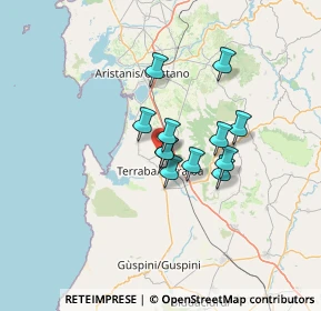 Mappa Via Roma, 09094 Marrubiu OR, Italia (9.65833)