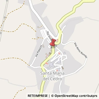 Mappa Via dei Brutii, 3, 87020 Santa Maria del Cedro, Cosenza (Calabria)