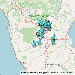 Mappa Via de Rada, 87010 Lungro CS, Italia (10.61667)