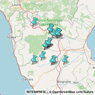 Mappa Via de Rada, 87010 Lungro CS, Italia (10.36063)