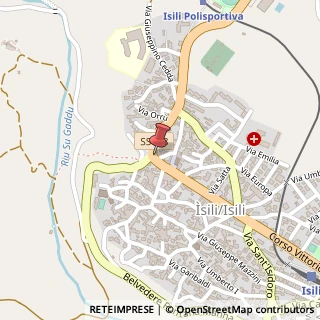 Mappa Strada Statale 128 Centrale Sarda, 128, 08033 Isili CA, Italia, 08033 Isili, Cagliari (Sardegna)