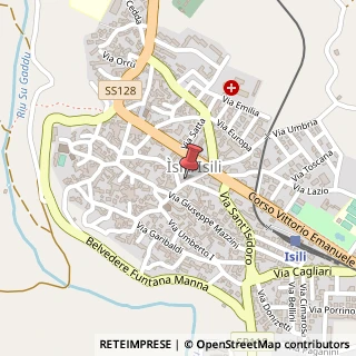 Mappa Via San Antonio, 10, 08033 Isili, Medio Campidano (Sardegna)