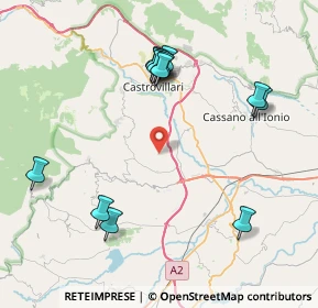 Mappa Unnamed Road, 87010 Saracena CS, Italia (9.40308)