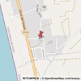 Mappa Corso del Tirreno, 497, 87020 Marina di Santa Maria del Cedro CS, Italia, 87020 Santa Maria del Cedro, Cosenza (Calabria)