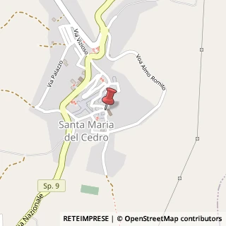 Mappa Piazza Don Francesco Gatto, 10, 87020 Santa Maria del Cedro, Cosenza (Calabria)