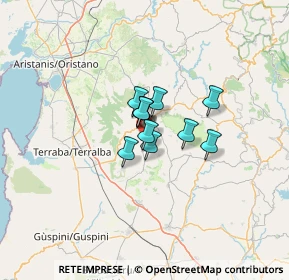 Mappa SP46, 09090 Simala OR, Italia (6.97182)