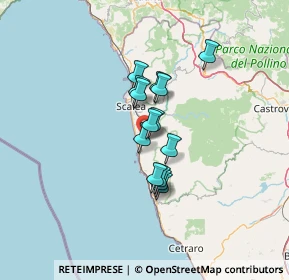 Mappa Via Aulo Giano Parrasio, 87020 Santa Maria del Cedro CS, Italia (9.57643)