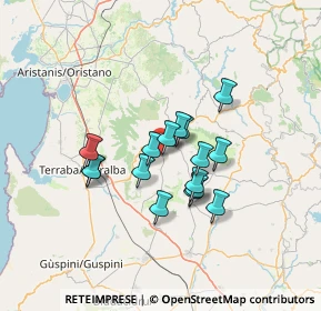 Mappa Via Canali, 09090 Curcuris OR, Italia (11.03375)