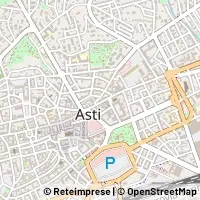 Mapa Asti