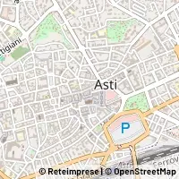 Mapa Asti
