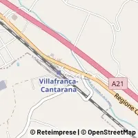 Karte Villafranca d'Asti