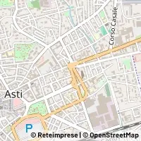 Karte Asti
