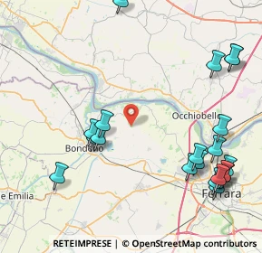 Mappa Via Saccona, 44012 Bondeno FE, Italia (10.5655)