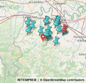 Mappa Pecorara, 29020 Travo PC, Italia (10.518)