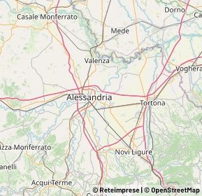 Mappa 15122 Alessandria AL, Italia (13.0065)