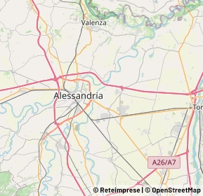 Mappa 15122 Alessandria AL, Italia (6.1905)