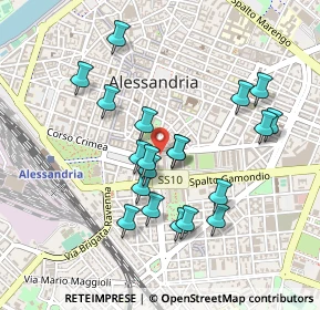 Mappa Via Camillo Cavour, 15100 Alessandria AL, Italia (0.4335)