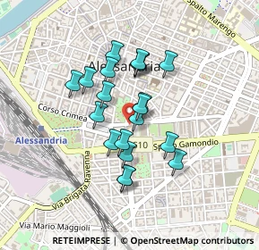 Mappa Via Camillo Cavour, 15100 Alessandria AL, Italia (0.338)