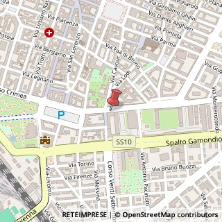 Mappa Via Camillo Cavour, 84, 15100 Alessandria, Alessandria (Piemonte)