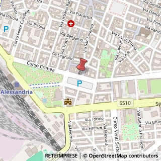 Mappa Piazza Giuseppe Garibaldi, 10, 15121 Alessandria, Alessandria (Piemonte)