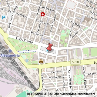 Mappa Piazza Giuseppe Garibaldi, 44, 15121 Alessandria, Alessandria (Piemonte)