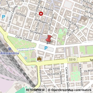 Mappa Piazza Giuseppe Garibaldi,  10, 15100 Alessandria, Alessandria (Piemonte)