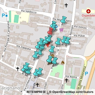 Mappa Via Porta Mercatoria, 10041 Carignano TO, Italia (0.1)