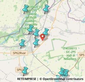 Mappa Via Consorzio, 42016 Guastalla RE, Italia (5.1375)