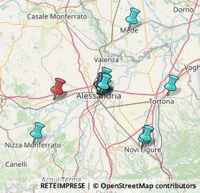 Mappa 15100 Alessandria AL, Italia (10.43571)