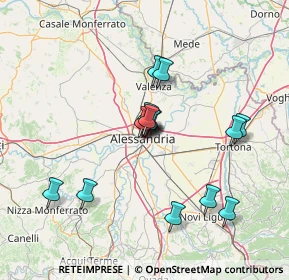 Mappa 15100 Alessandria AL, Italia (11.96467)