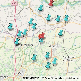 Mappa Via Salvador Allende, 41033 Concordia Sulla Secchia MO, Italia (9.552)