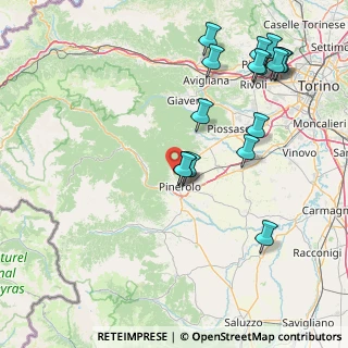 Mappa Strada delle Cascine, 10064 Pinerolo TO, Italia (18.60688)