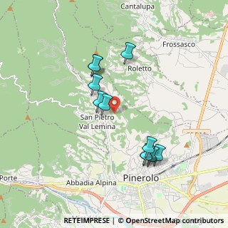 Mappa Strada delle Cascine, 10064 Pinerolo TO, Italia (1.72455)