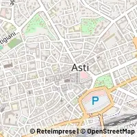 Mapa Asti