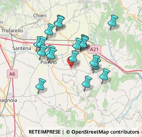 Mappa 10046 Isolabella TO, Italia (6.40842)